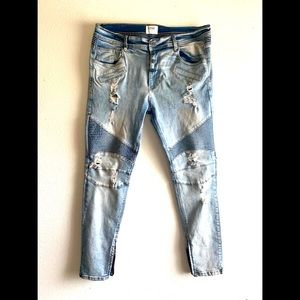 Biker jeans